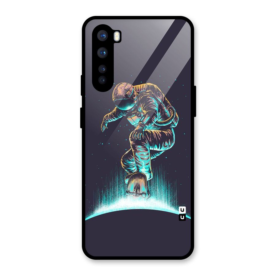 Rolling Spaceman Glass Back Case for OnePlus Nord