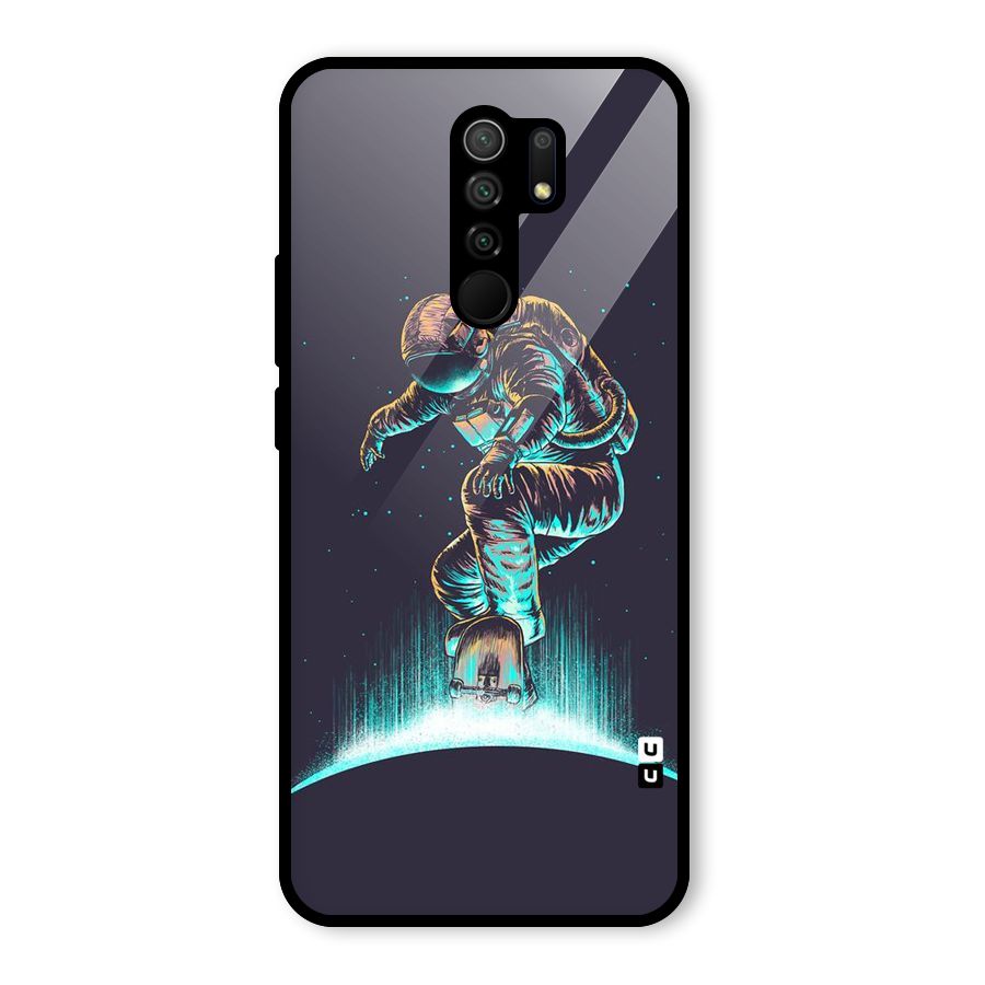 Rolling Spaceman Glass Back Case for Poco M2