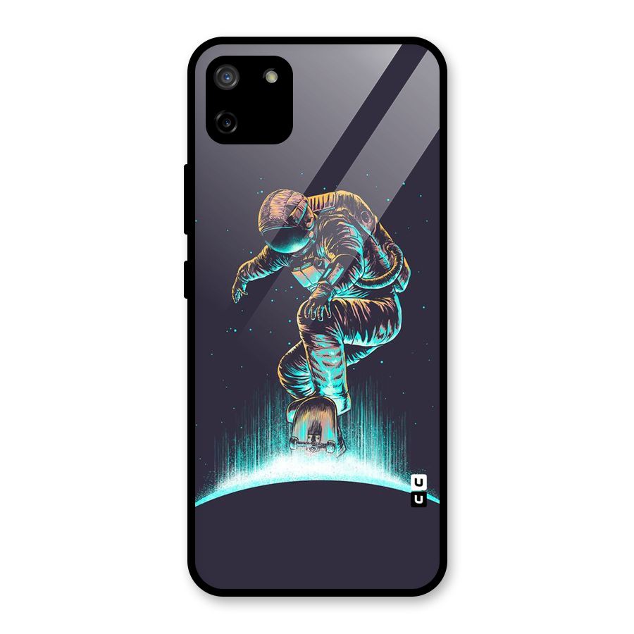 Rolling Spaceman Glass Back Case for Realme C11