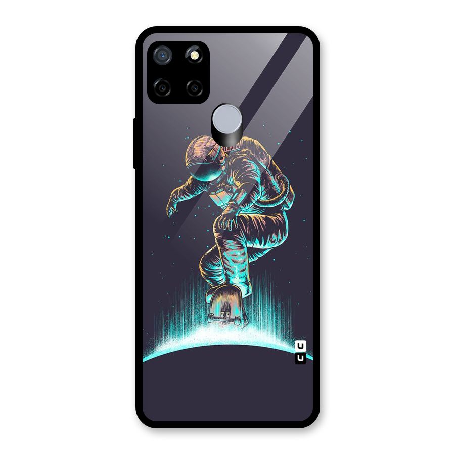 Rolling Spaceman Glass Back Case for Realme Narzo 20
