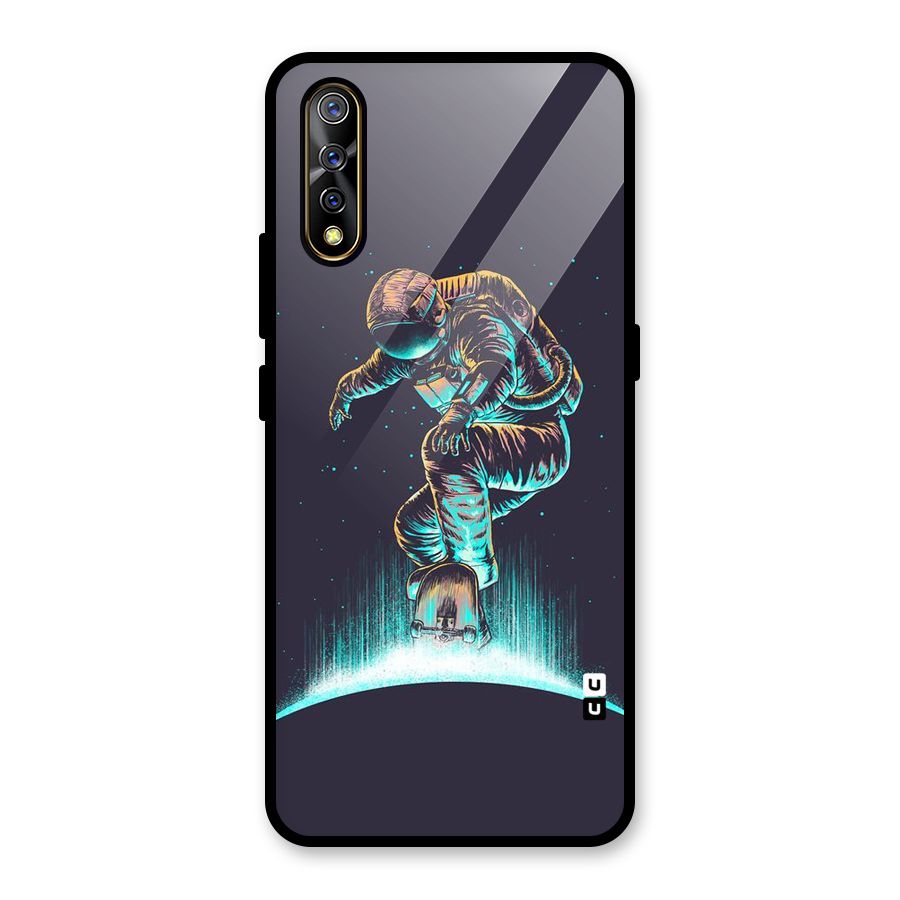 Rolling Spaceman Glass Back Case for Vivo S1
