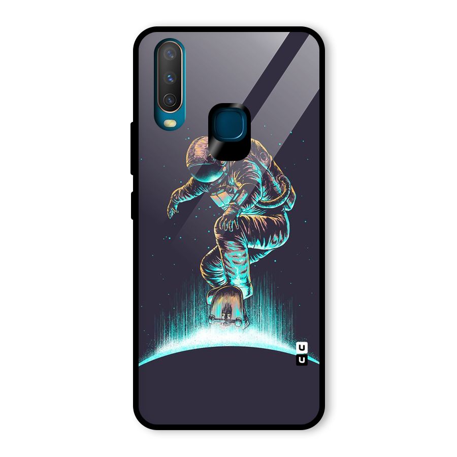 Rolling Spaceman Glass Back Case for Vivo U10