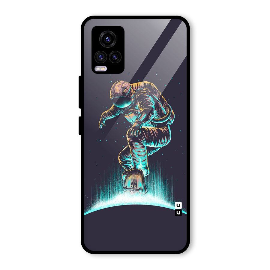 Rolling Spaceman Glass Back Case for Vivo V20