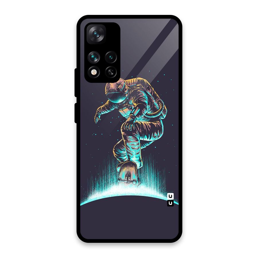 Rolling Spaceman Glass Back Case for Xiaomi 11i HyperCharge 5G