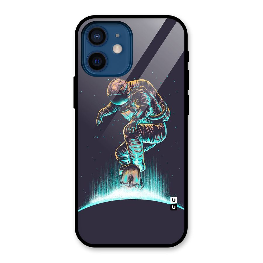 Rolling Spaceman Glass Back Case for iPhone 12 Mini