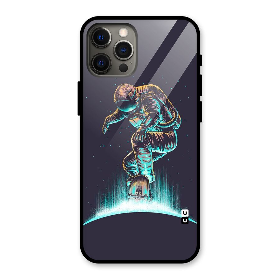 Rolling Spaceman Glass Back Case for iPhone 12 Pro Max