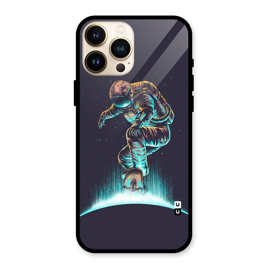Rolling Spaceman Glass Back Case for iPhone 13 Pro Max