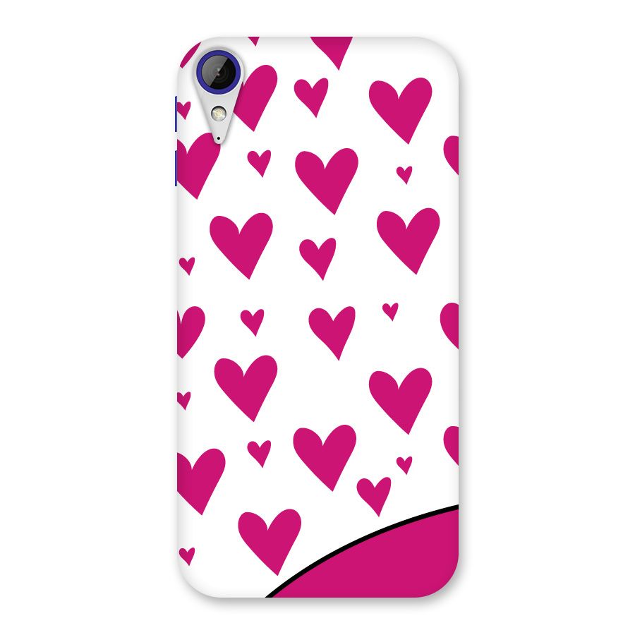 Romantic Couples with Hearts Back Case for Desire 830