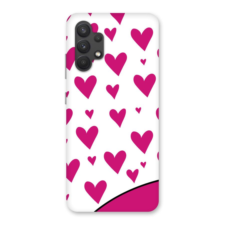 Romantic Couples with Hearts Back Case for Galaxy A32