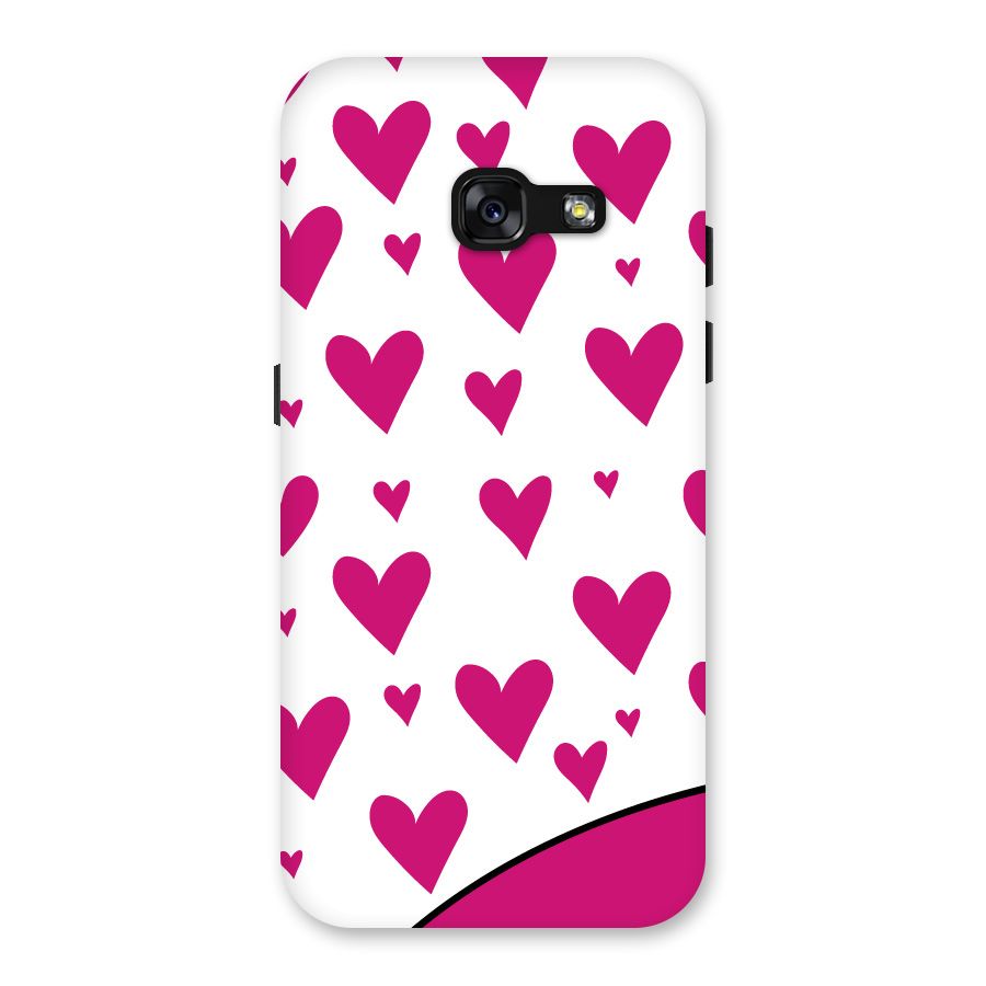 Romantic Couples with Hearts Back Case for Galaxy A3 (2017)
