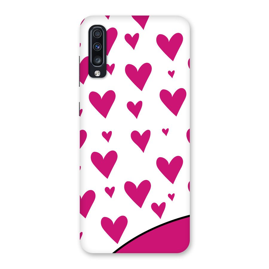 Romantic Couples with Hearts Back Case for Galaxy A70