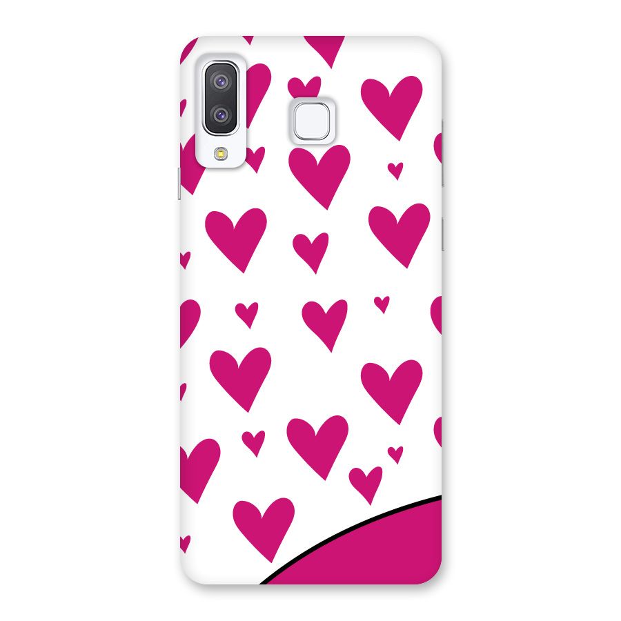 Romantic Couples with Hearts Back Case for Galaxy A8 Star