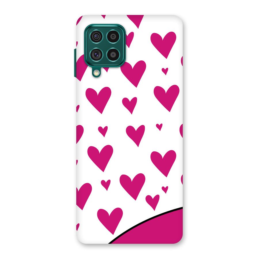 Romantic Couples with Hearts Back Case for Galaxy F62