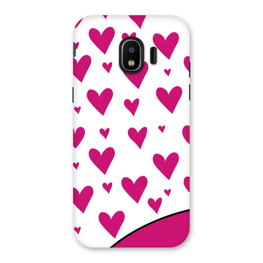 Romantic Couples with Hearts Back Case for Galaxy J2 Pro 2018