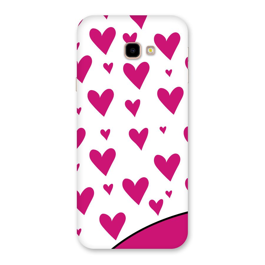 Romantic Couples with Hearts Back Case for Galaxy J4 Plus