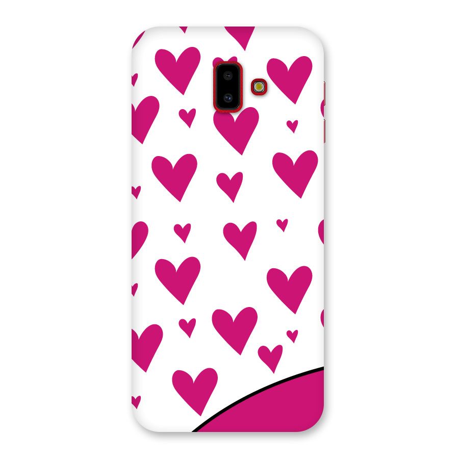 Romantic Couples with Hearts Back Case for Galaxy J6 Plus