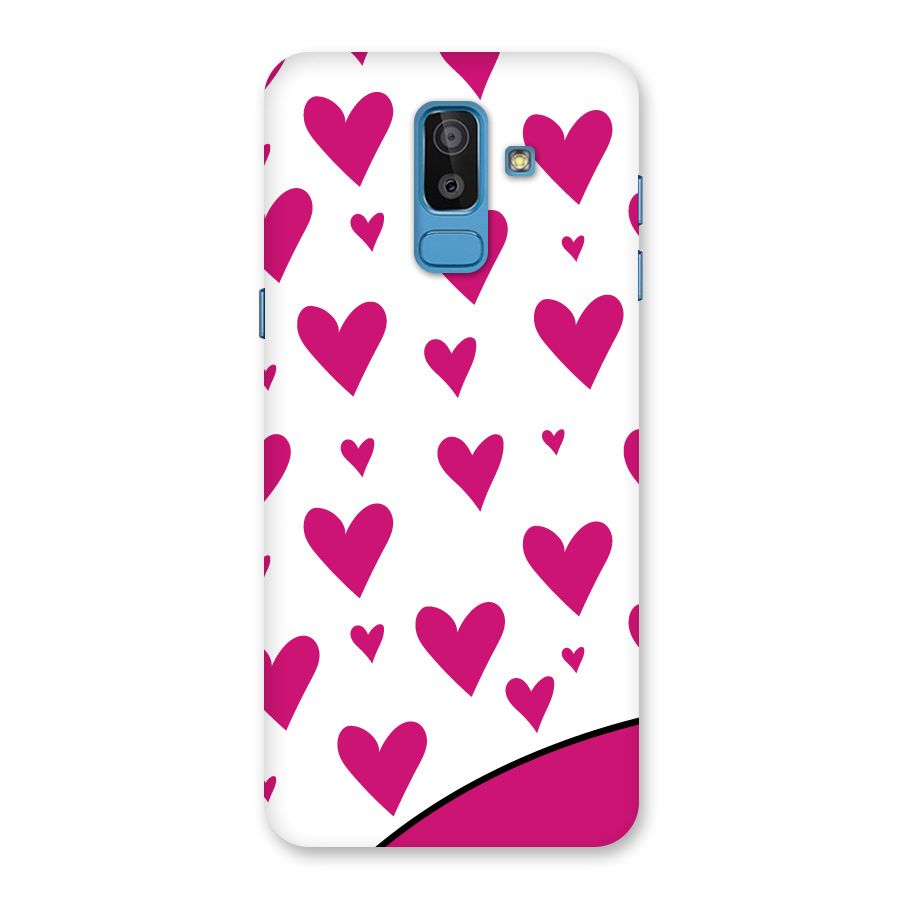 Romantic Couples with Hearts Back Case for Galaxy J8