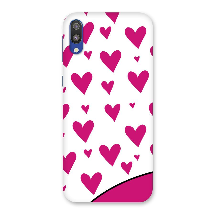 Romantic Couples with Hearts Back Case for Galaxy M10
