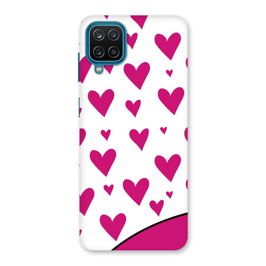 Romantic Couples with Hearts Back Case for Galaxy M12