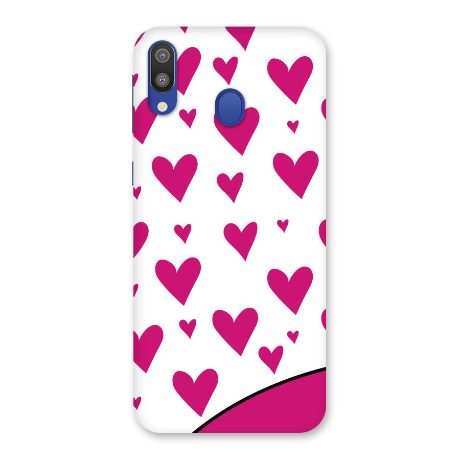 Romantic Couples with Hearts Back Case for Galaxy M20