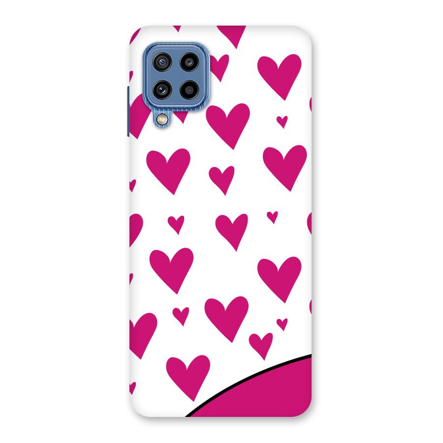 Romantic Couples with Hearts Back Case for Galaxy M32