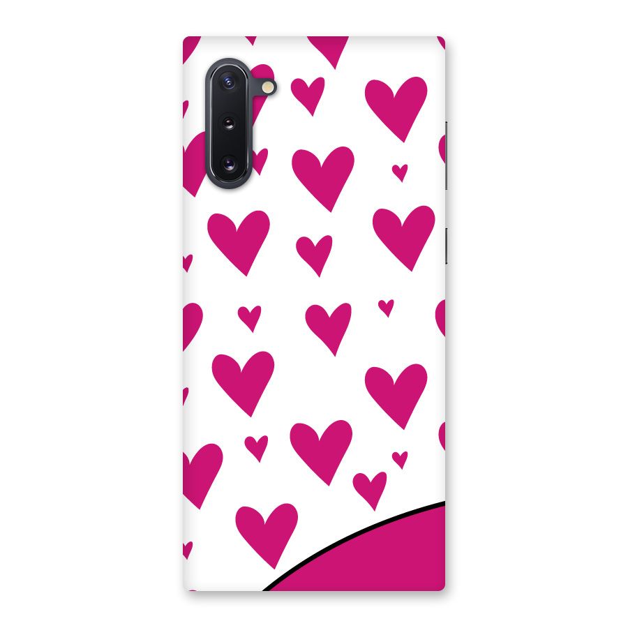 Romantic Couples with Hearts Back Case for Galaxy Note 10