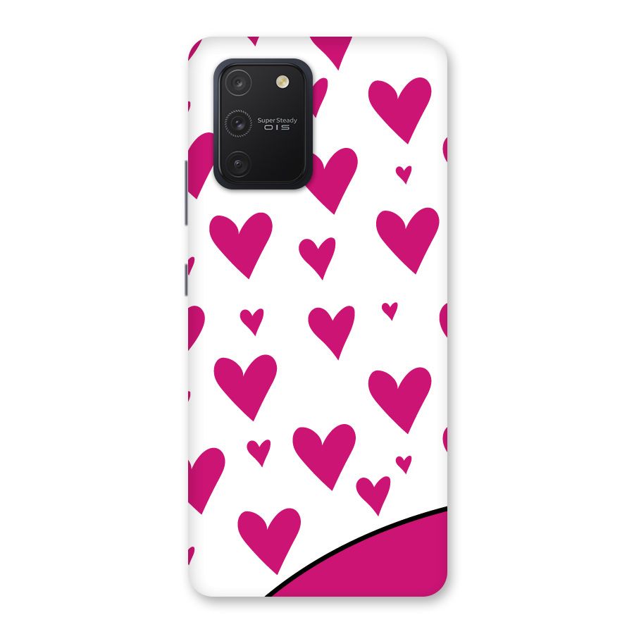 Romantic Couples with Hearts Back Case for Galaxy S10 Lite