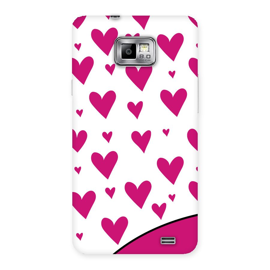 Romantic Couples with Hearts Back Case for Galaxy S2