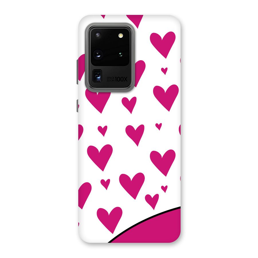 Romantic Couples with Hearts Back Case for Galaxy S20 Ultra