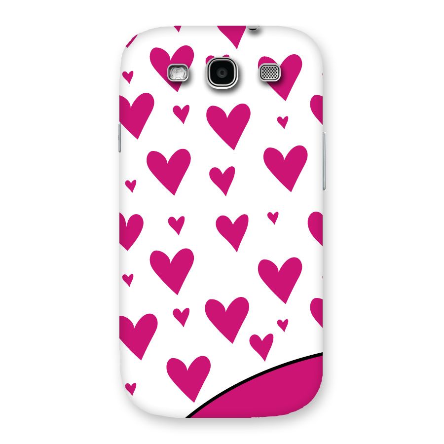 Romantic Couples with Hearts Back Case for Galaxy S3