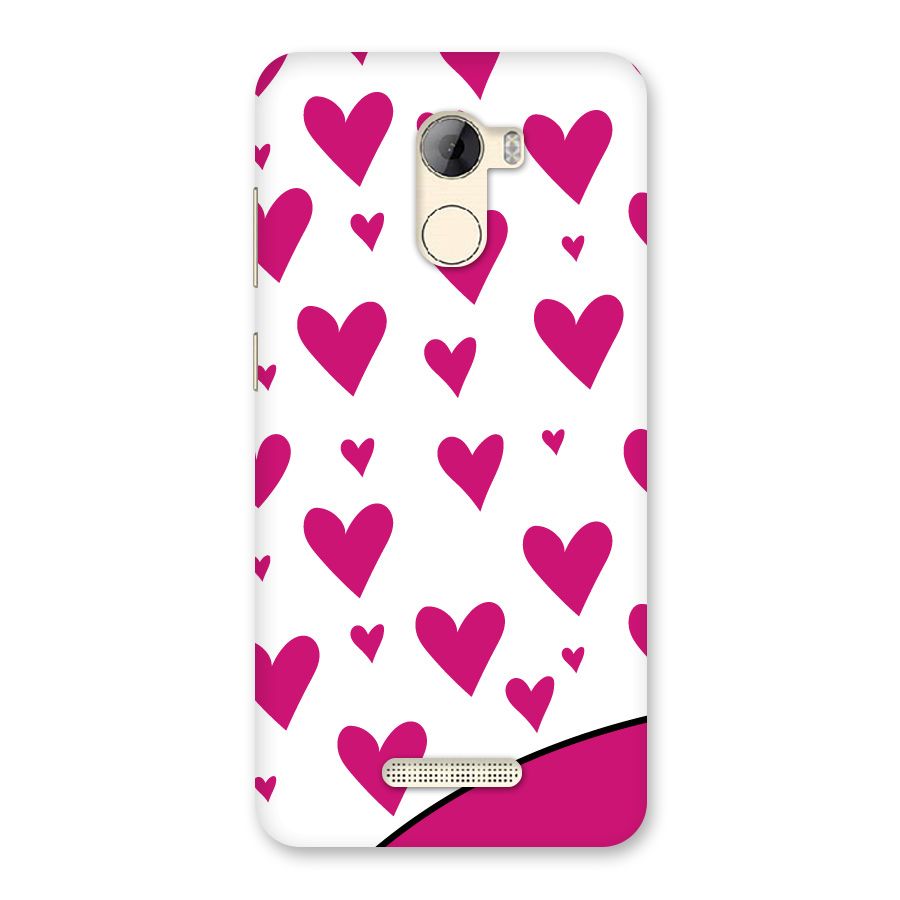 Romantic Couples with Hearts Back Case for Gionee A1 LIte