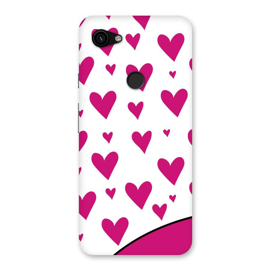 Romantic Couples with Hearts Back Case for Google Pixel 3a XL