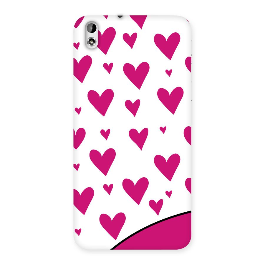 Romantic Couples with Hearts Back Case for HTC Desire 816g