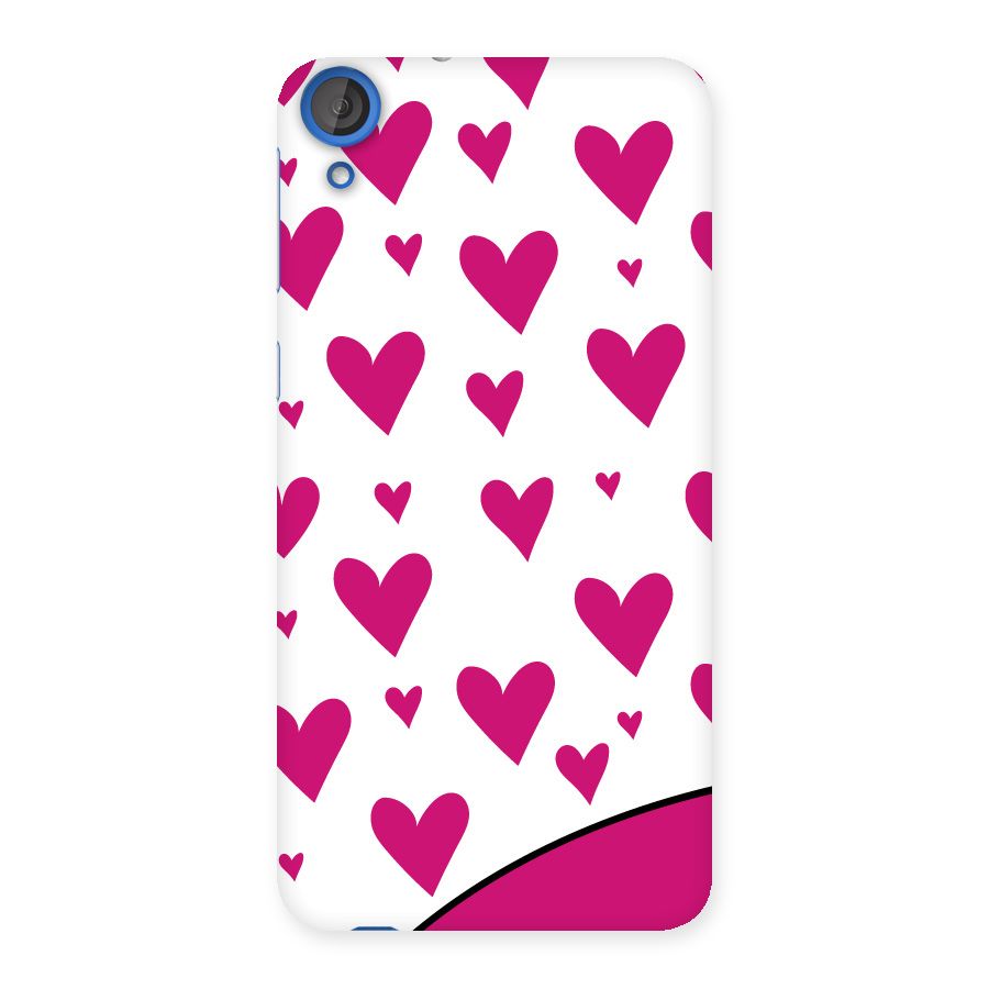 Romantic Couples with Hearts Back Case for HTC Desire 820s
