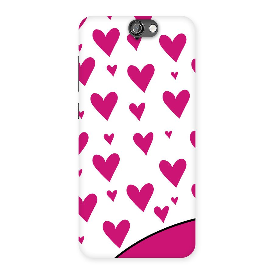 Romantic Couples with Hearts Back Case for HTC One A9