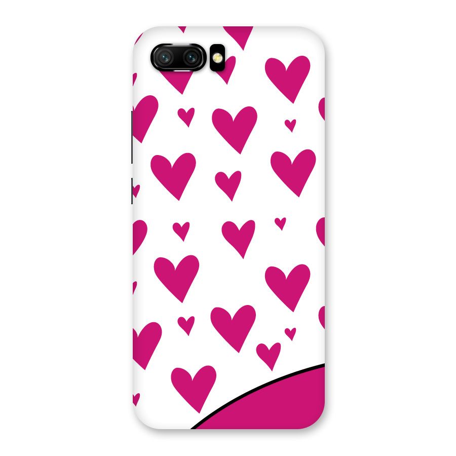 Romantic Couples with Hearts Back Case for Honor 10