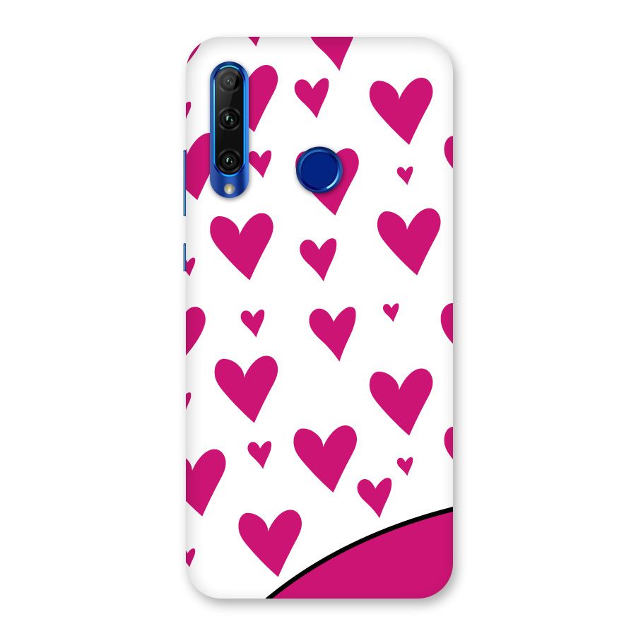 Romantic Couples with Hearts Back Case for Honor 20i
