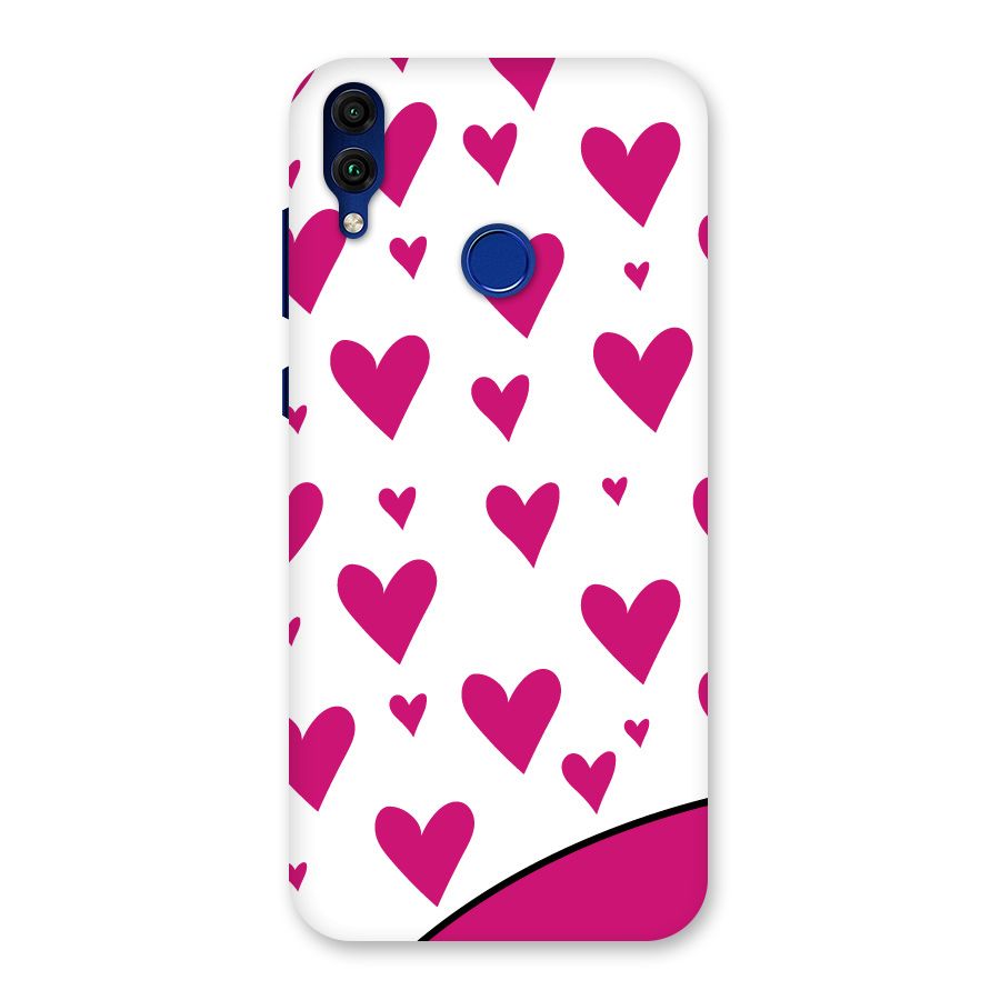 Romantic Couples with Hearts Back Case for Honor 8C