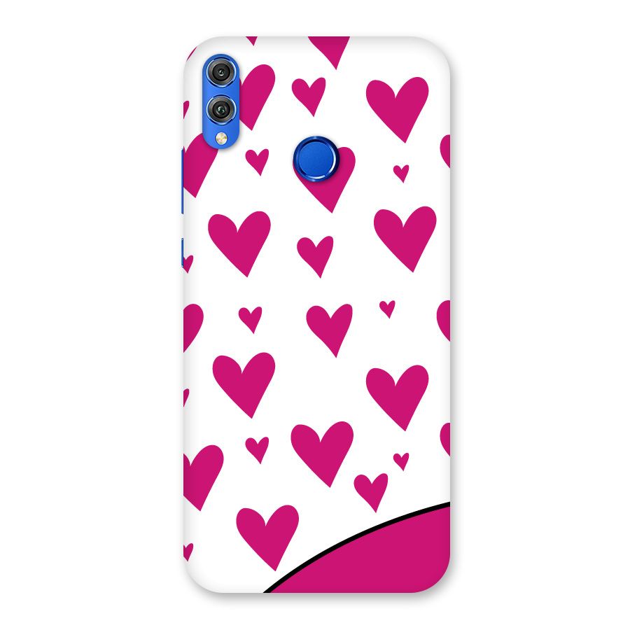 Romantic Couples with Hearts Back Case for Honor 8X