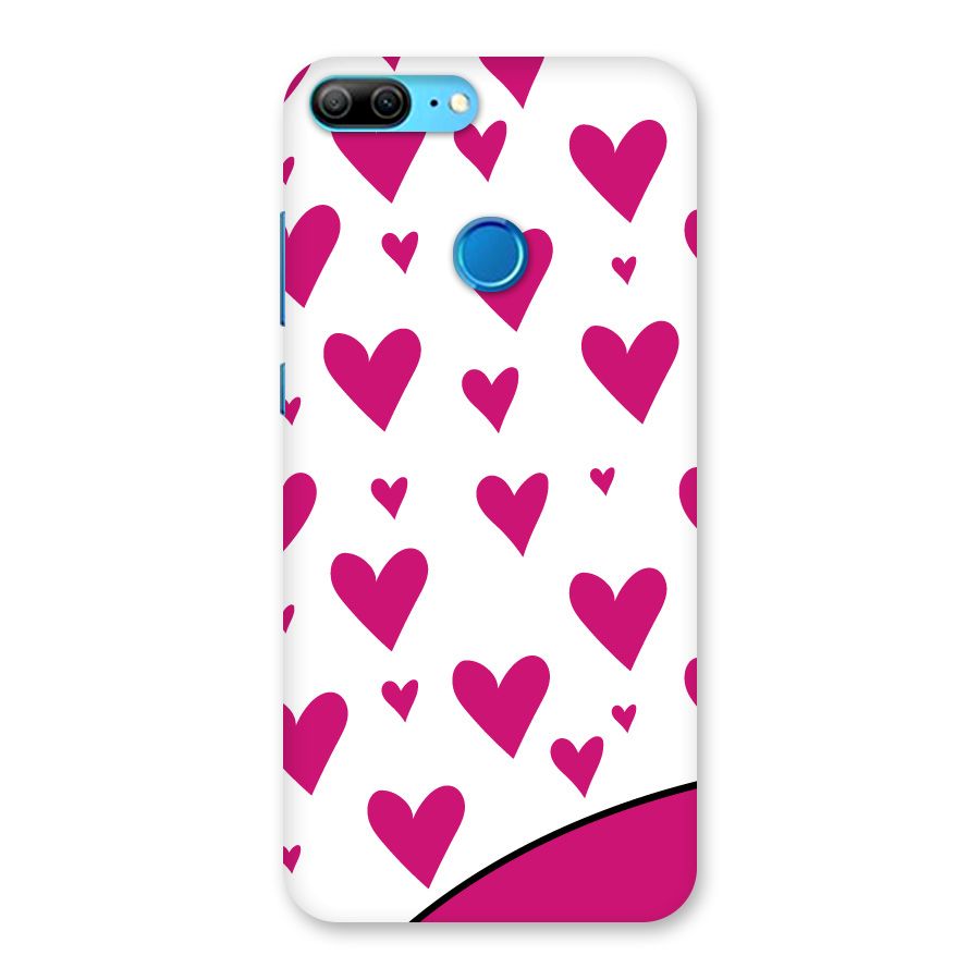 Romantic Couples with Hearts Back Case for Honor 9 Lite