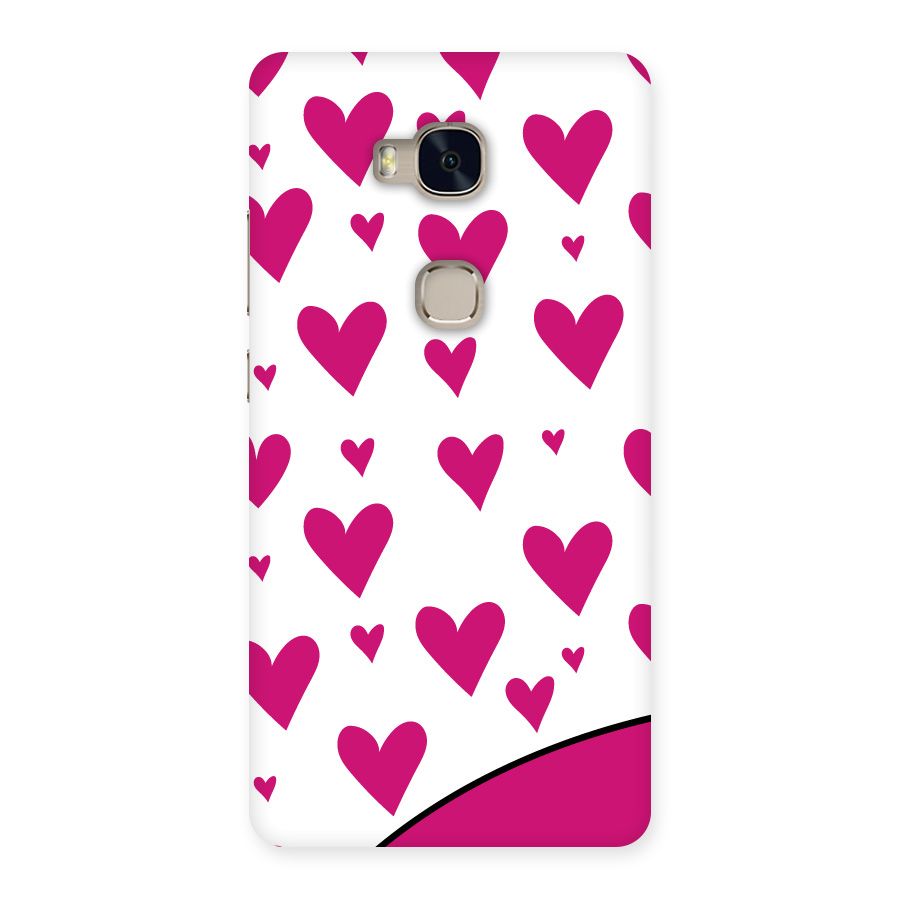 Romantic Couples with Hearts Back Case for Huawei Honor 5X