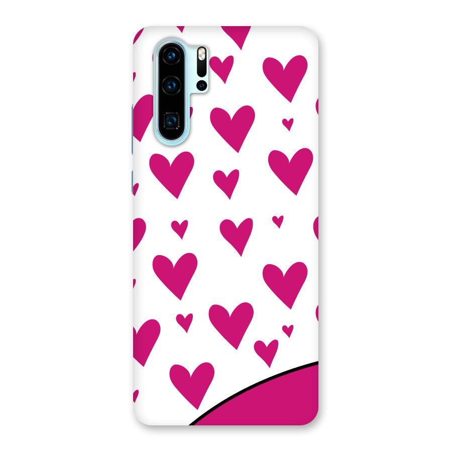 Romantic Couples with Hearts Back Case for Huawei P30 Pro