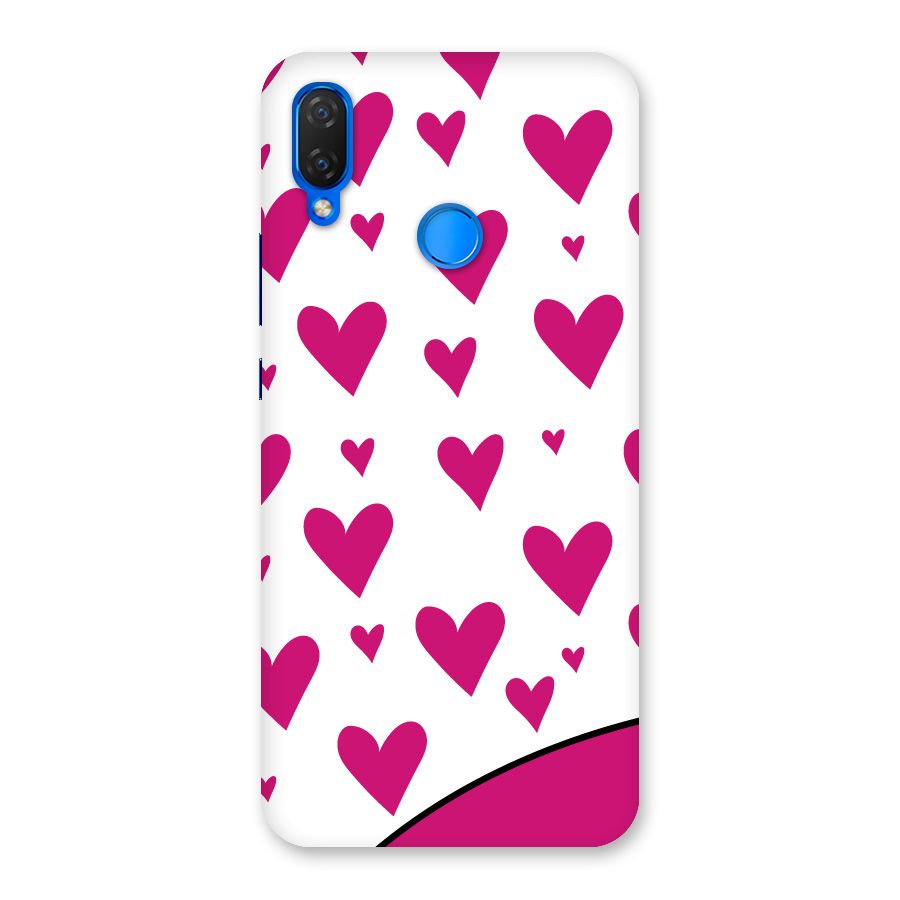 Romantic Couples with Hearts Back Case for Huawei P Smart+