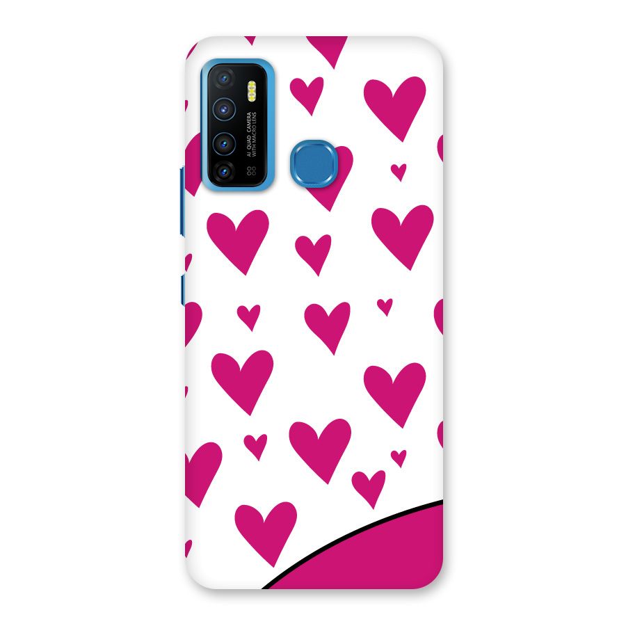 Romantic Couples with Hearts Back Case for Infinix Hot 9