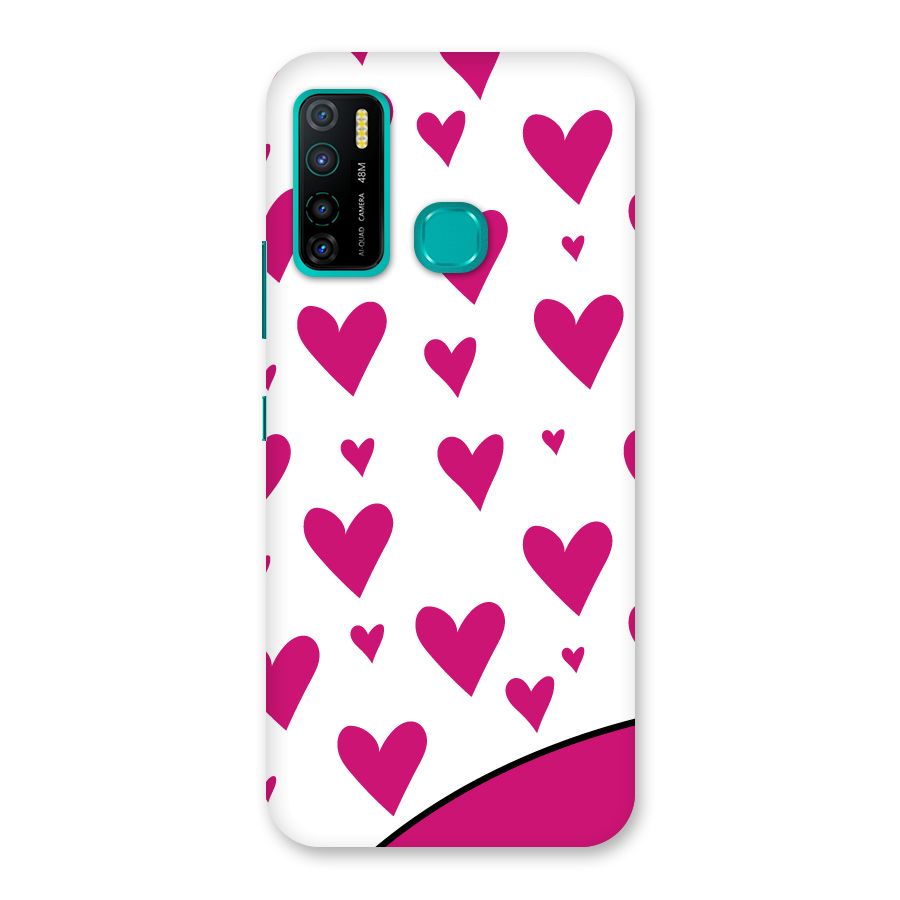 Romantic Couples with Hearts Back Case for Infinix Hot 9 Pro