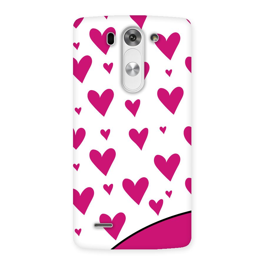 Romantic Couples with Hearts Back Case for LG G3 Mini