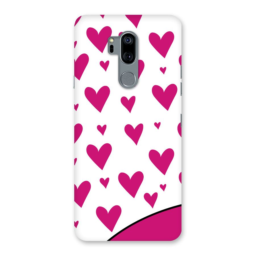 Romantic Couples with Hearts Back Case for LG G7