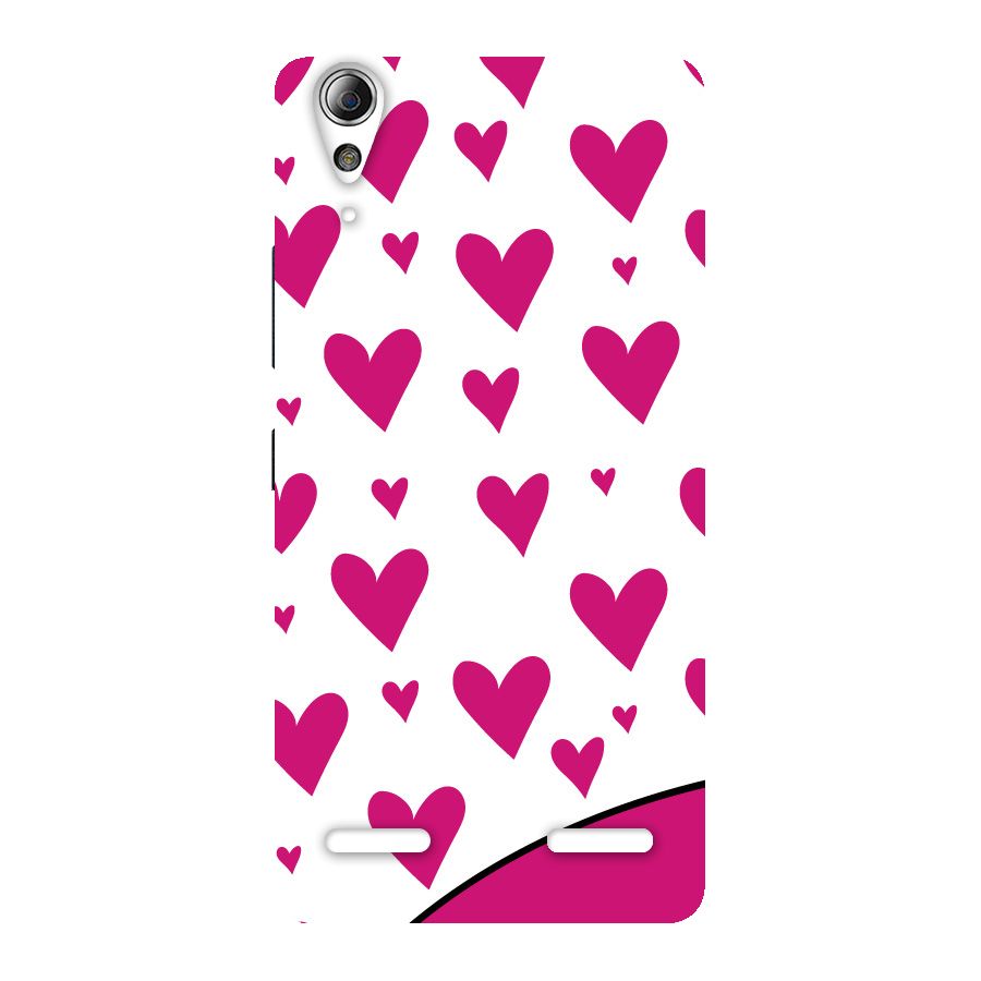 Romantic Couples with Hearts Back Case for Lenovo A6000