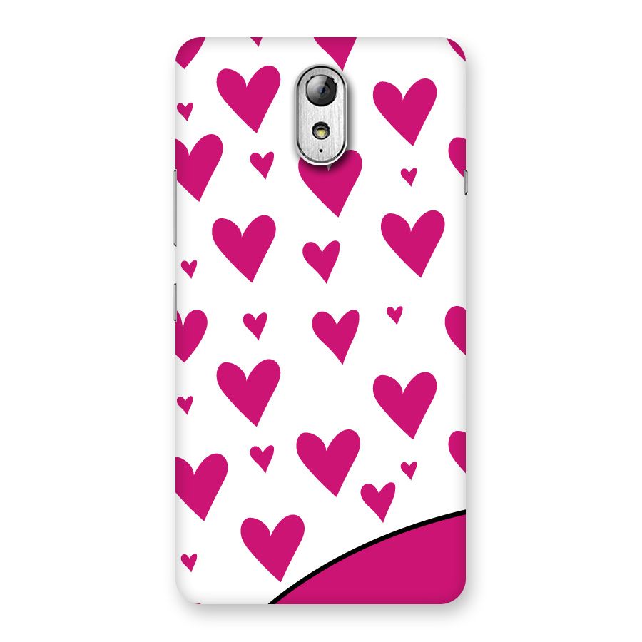 Romantic Couples with Hearts Back Case for Lenovo Vibe P1M