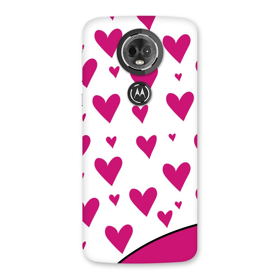 Romantic Couples with Hearts Back Case for Moto E5 Plus
